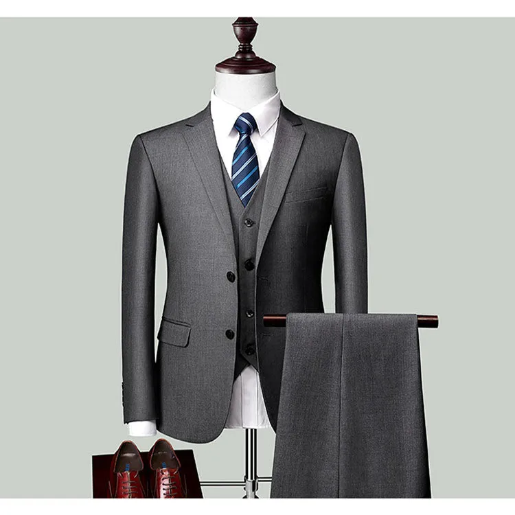 2023 Elegant High-end Custom Men's Slim Fit Formal Business Suit Mens Suits