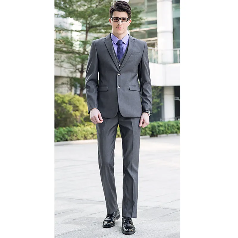 2023 Elegant High-end Custom Men's Slim Fit Formal Business Suit Mens Suits