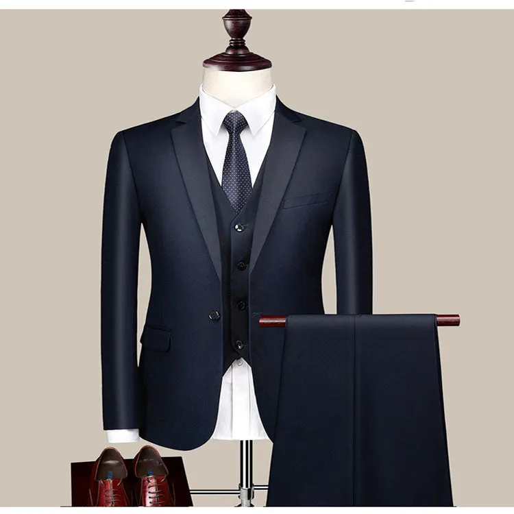 2023 Elegant High-end Custom Men's Slim Fit Formal Business Suit Mens Suits