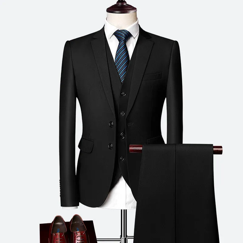 2023 Elegant High-end Custom Men's Slim Fit Formal Business Suit Mens Suits