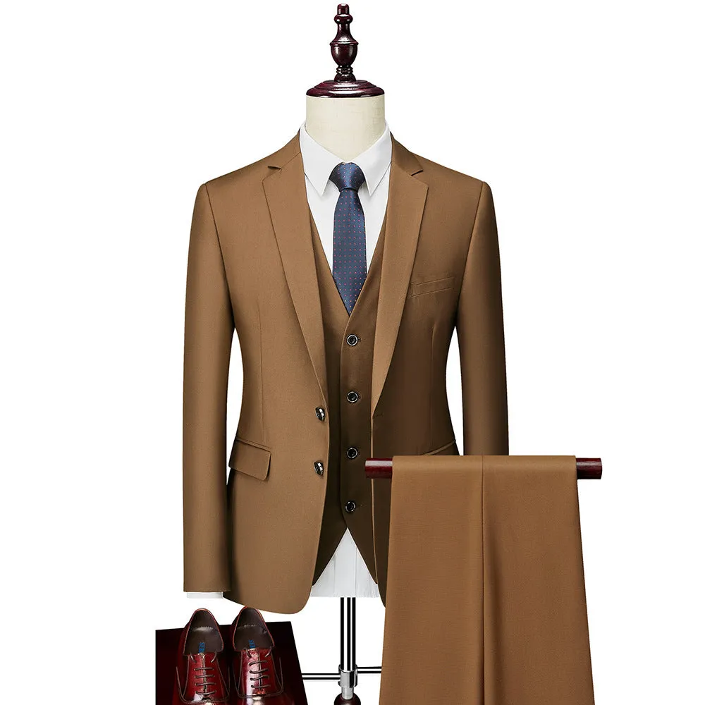 2023 Elegant High-end Custom Men's Slim Fit Formal Business Suit Mens Suits