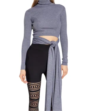 Alaia New Women's Pullover In Grey