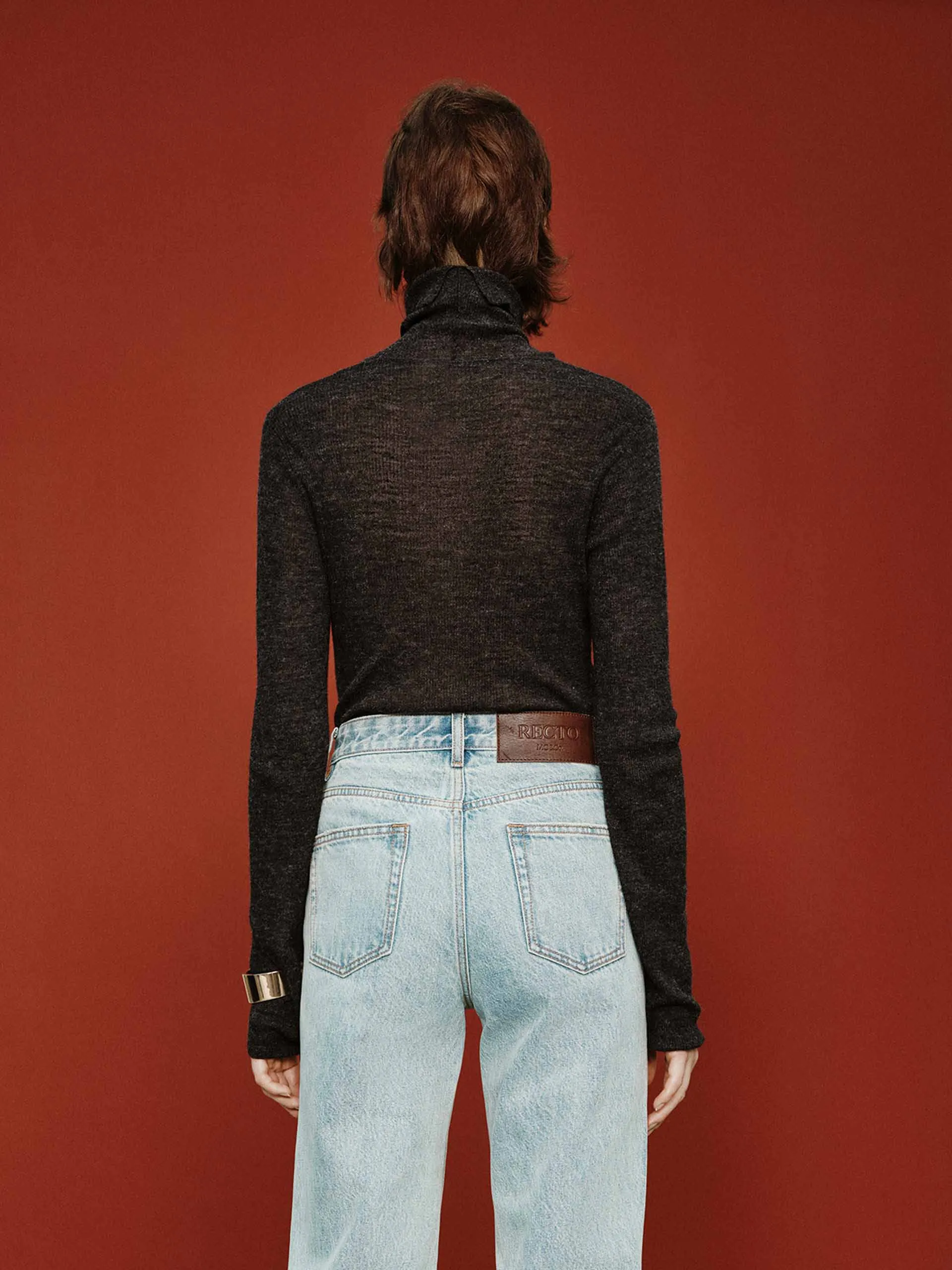Alpaca Turtleneck Kint Top