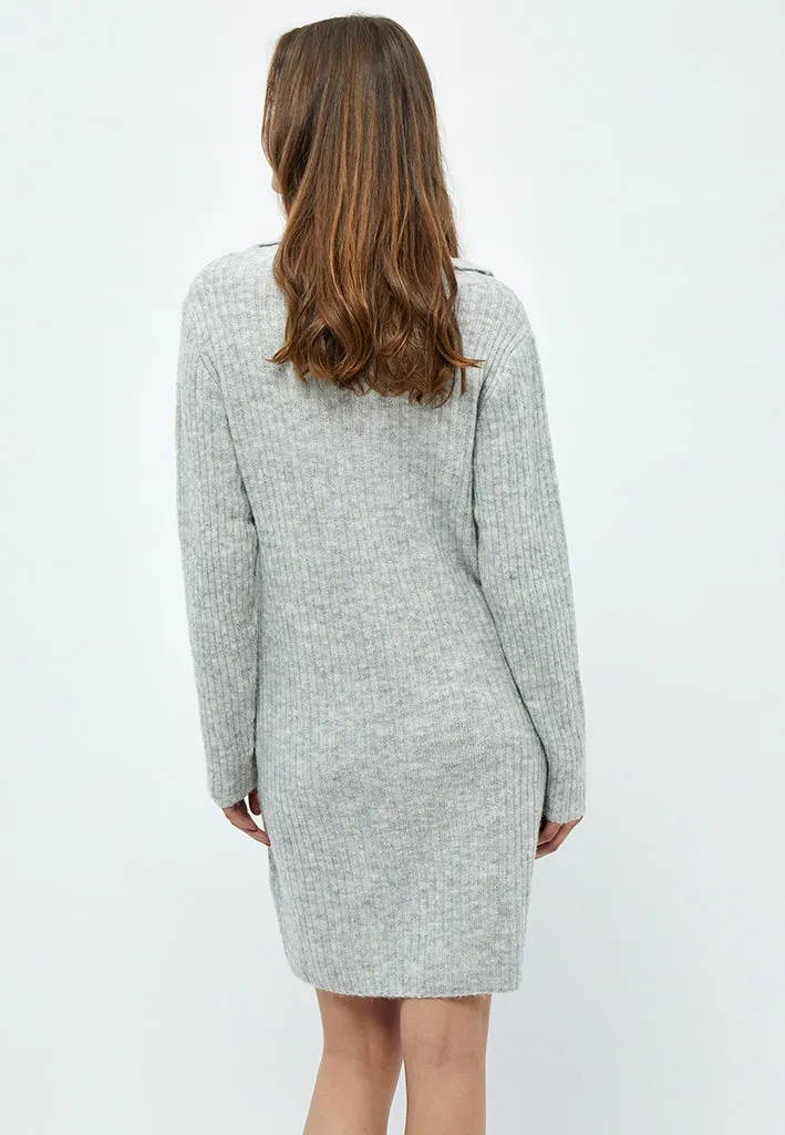 Aluna Dress - LIGHT GREY MEL.