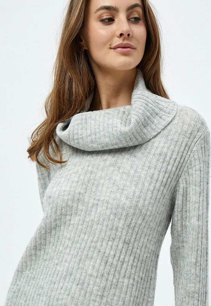 Aluna Dress - LIGHT GREY MEL.