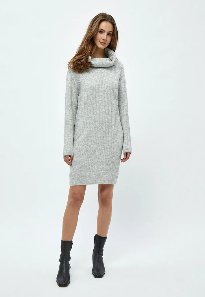 Aluna Dress - LIGHT GREY MEL.