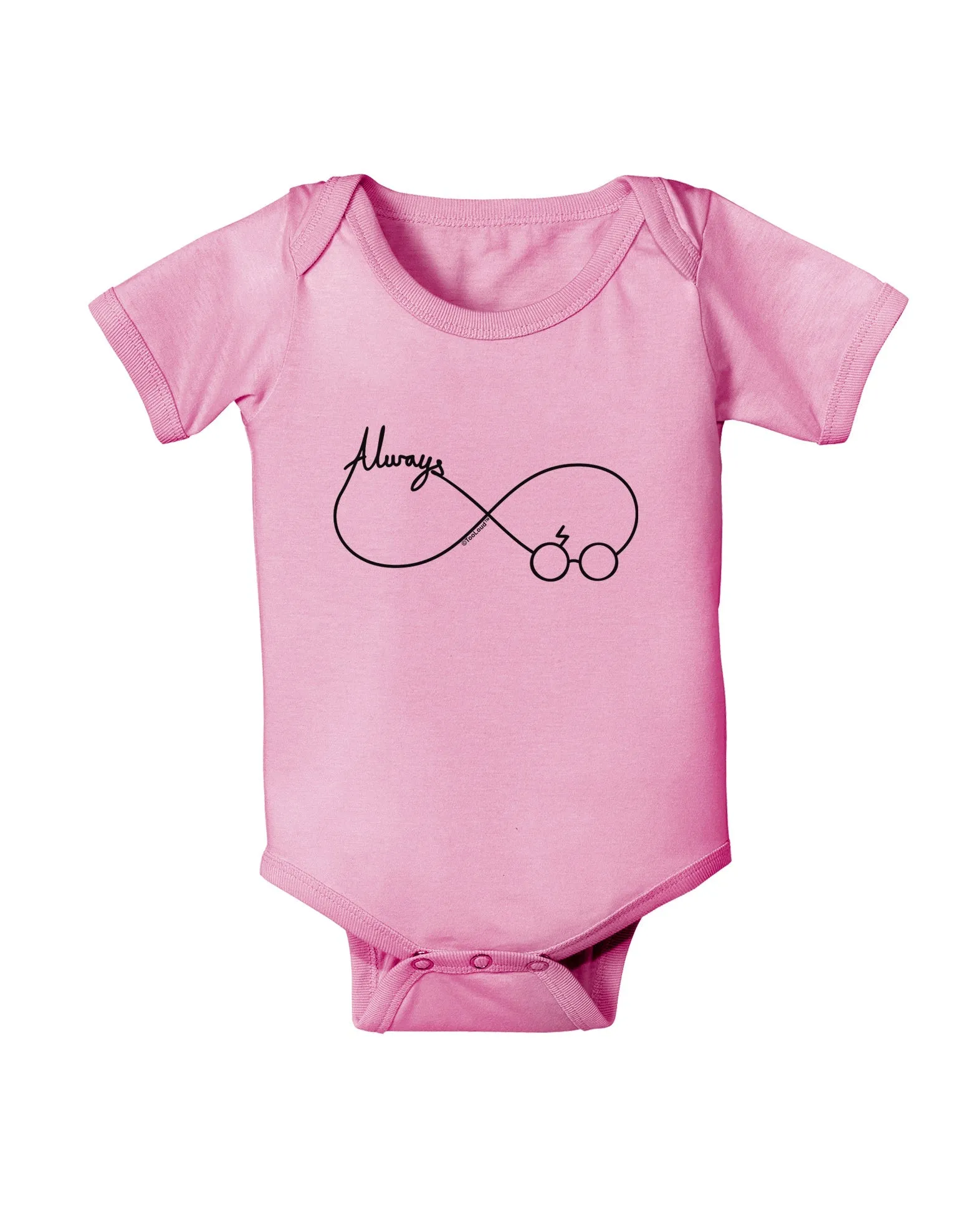 Always Infinity Symbol Baby Romper Bodysuit