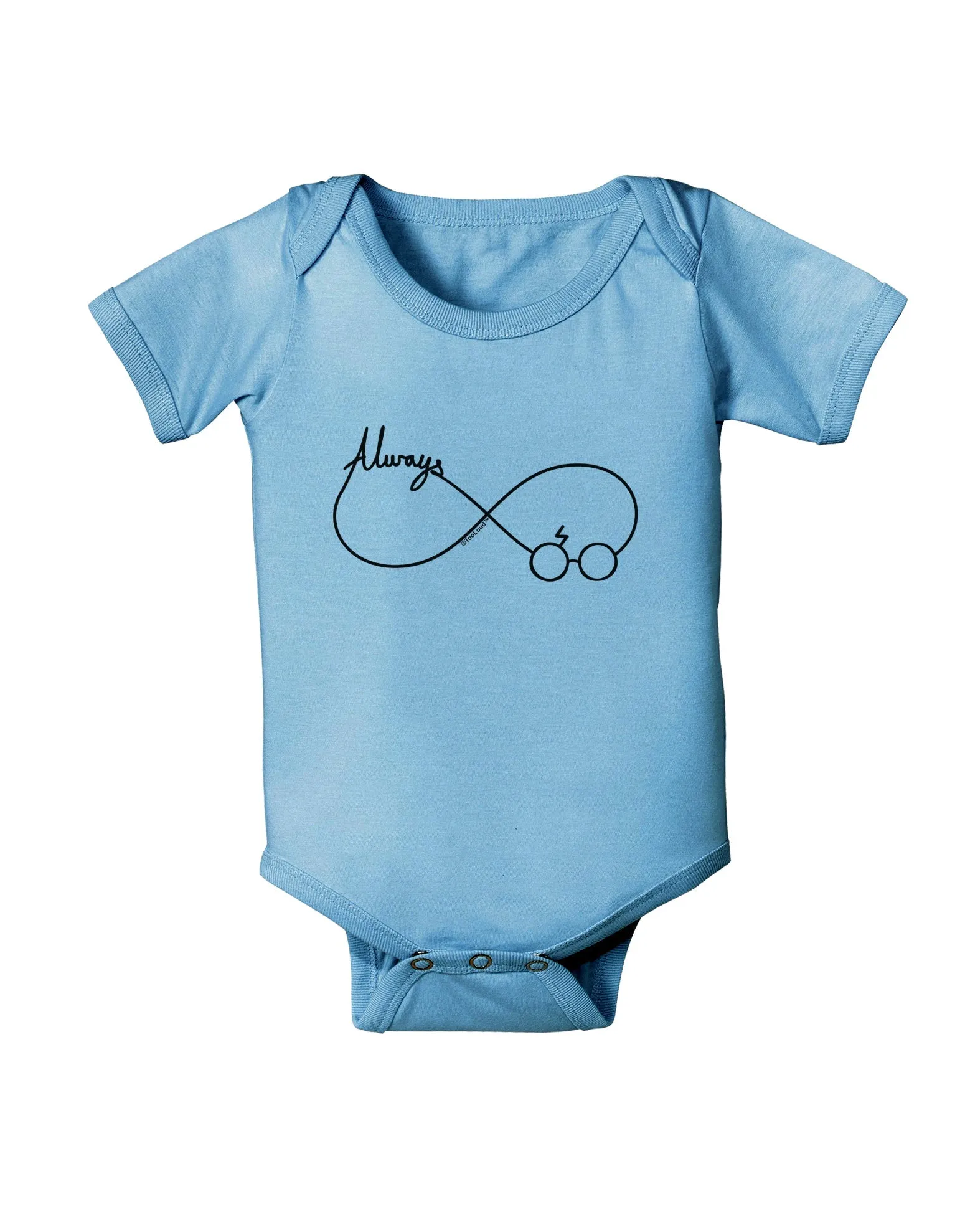 Always Infinity Symbol Baby Romper Bodysuit