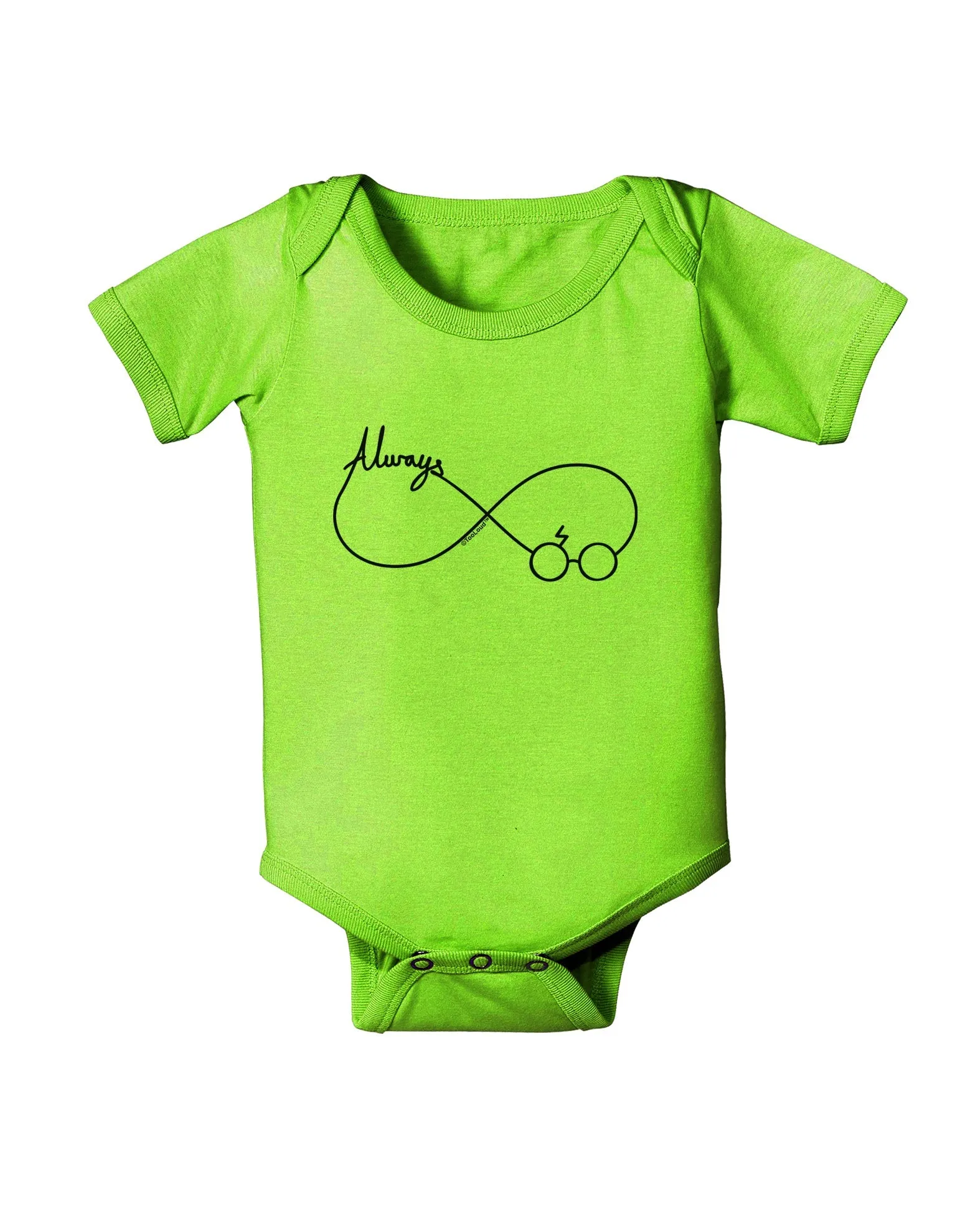 Always Infinity Symbol Baby Romper Bodysuit
