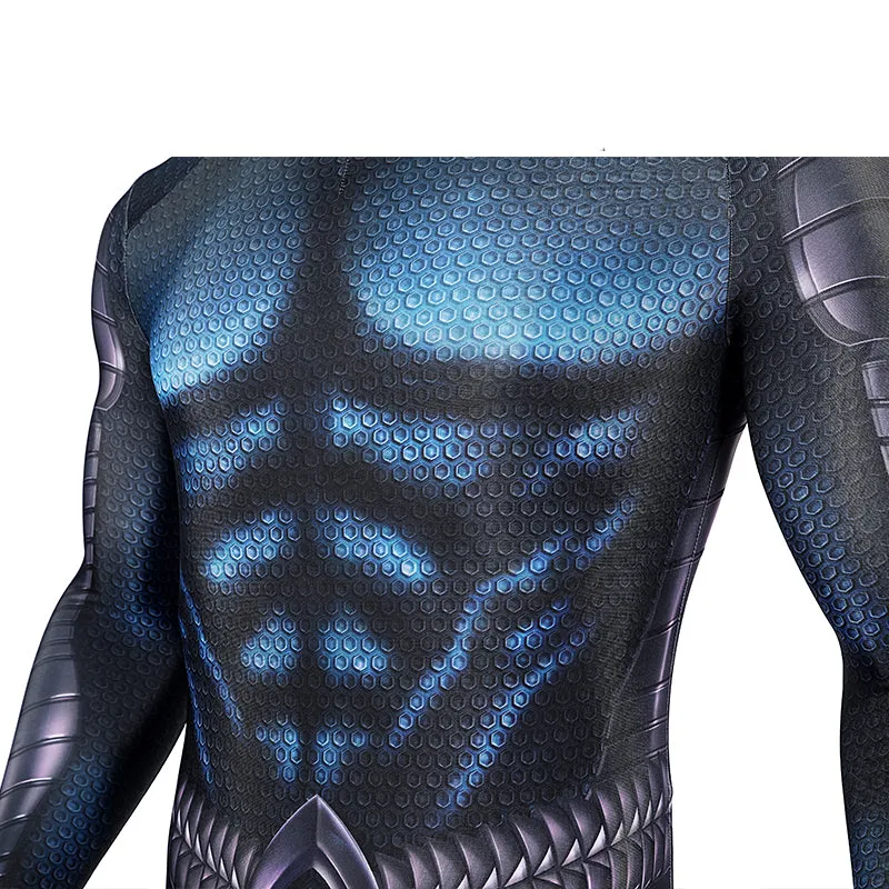 Aquaman 2 Costume Arthur Curry Cosplay Superhero Jumpsuit Halloween Suit
