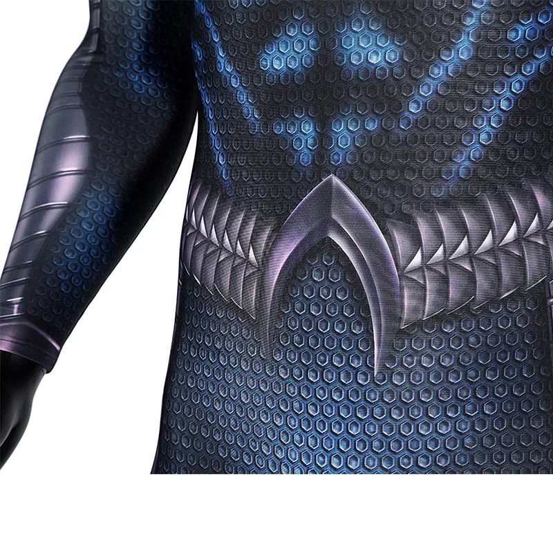 Aquaman 2 Costume Arthur Curry Cosplay Superhero Jumpsuit Halloween Suit
