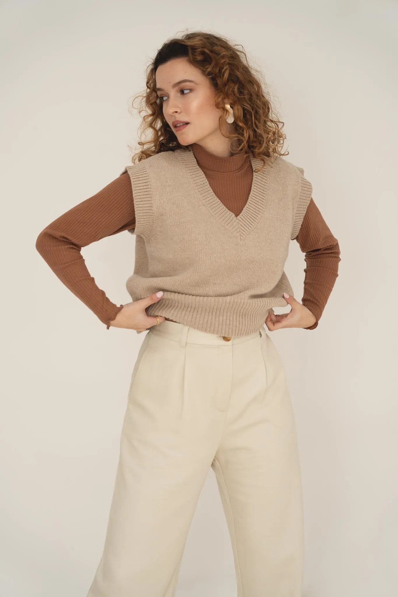 Ava Terracota Turtleneck