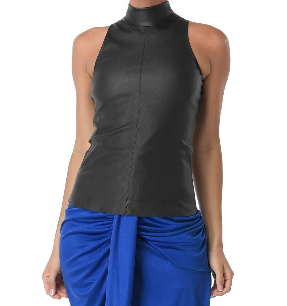 BA Waxed Turtleneck