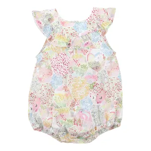 Bebe Miesie Print Woven Bodysuit (Size 0000-0)
