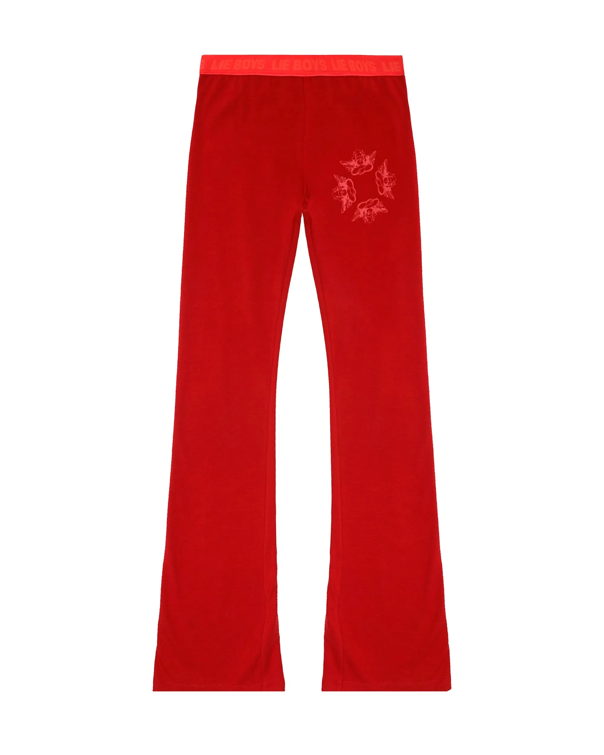 Beyond Repair Sweat Pant-Red