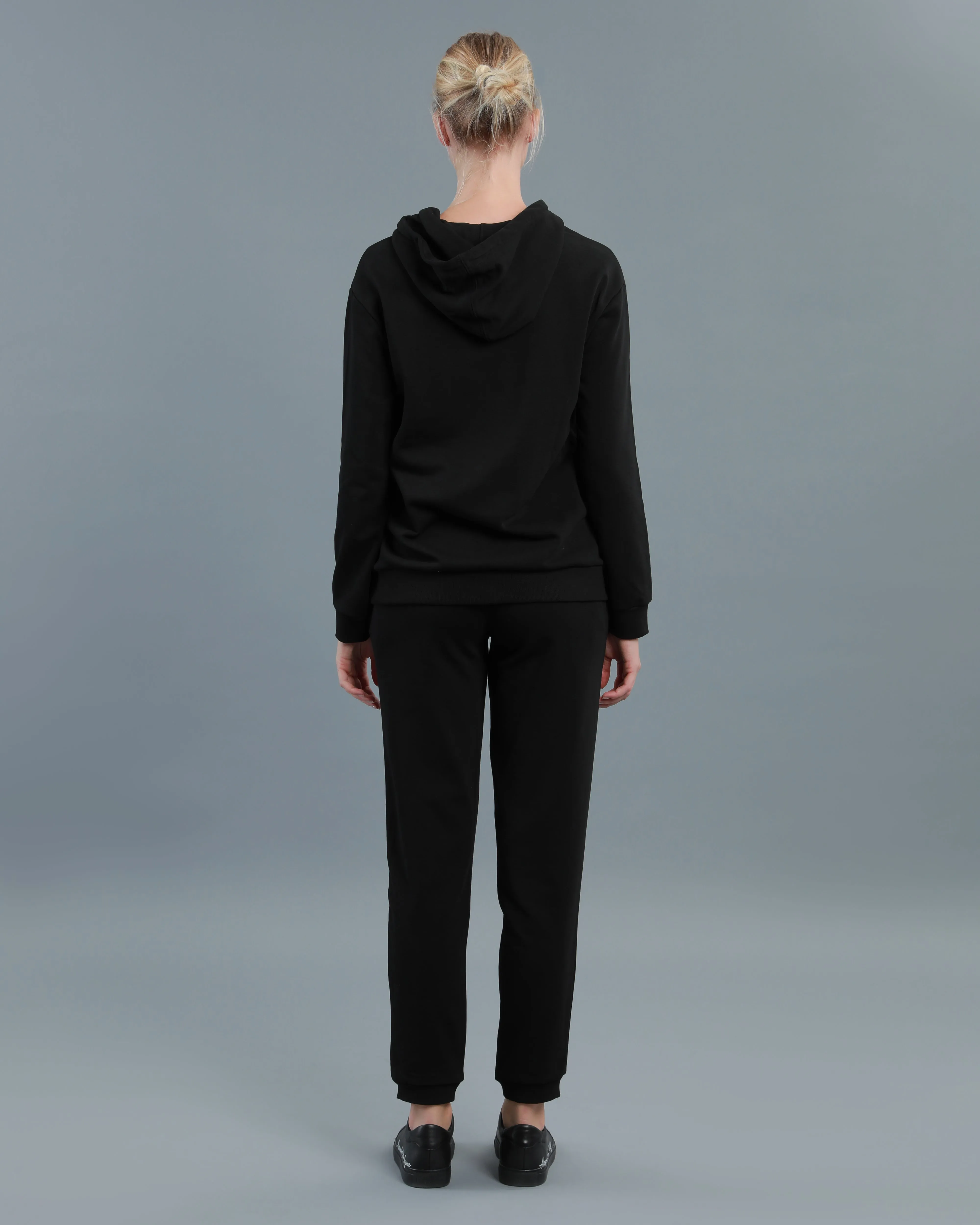 Bi-Color Patch Tracksuit Set