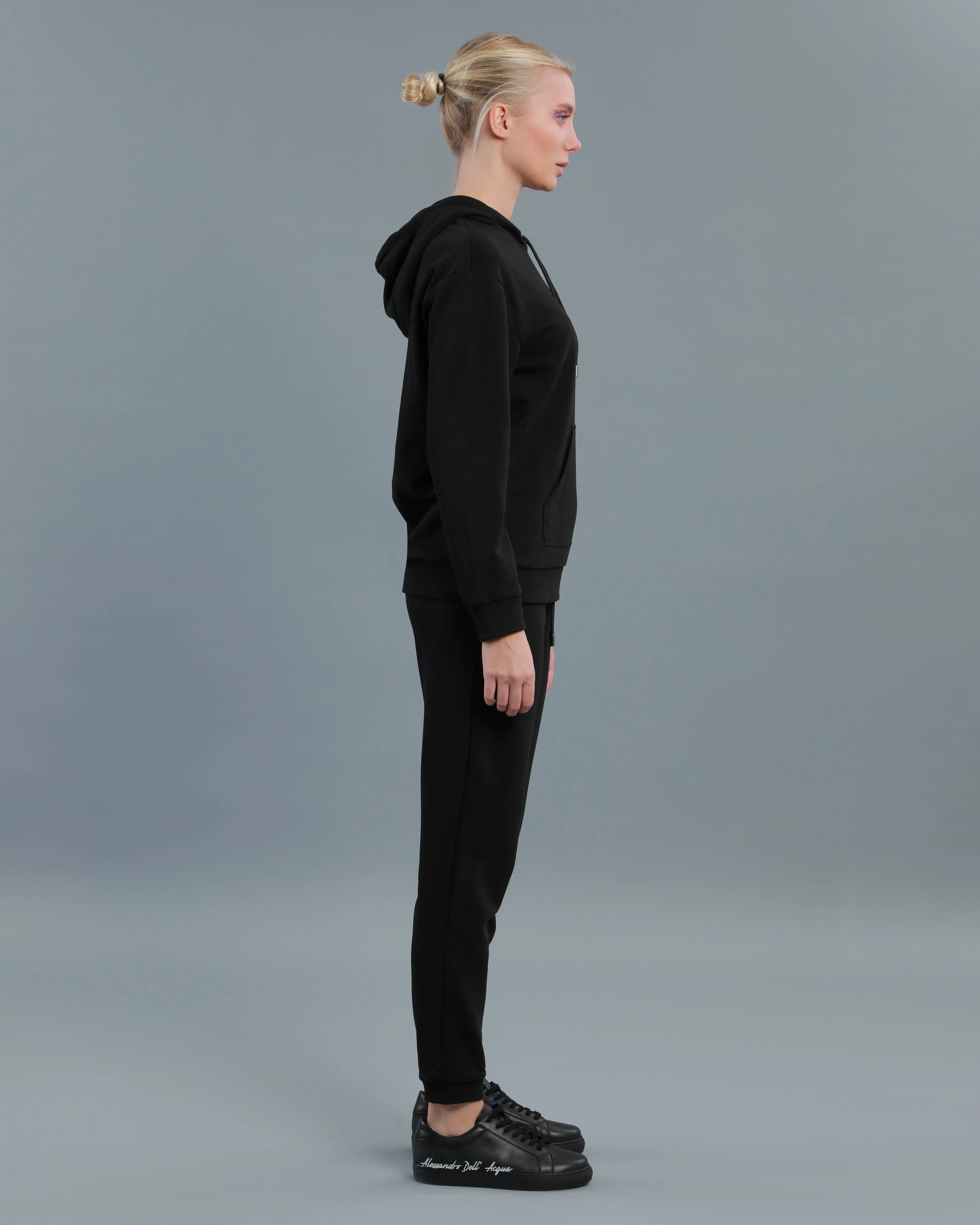 Bi-Color Patch Tracksuit Set