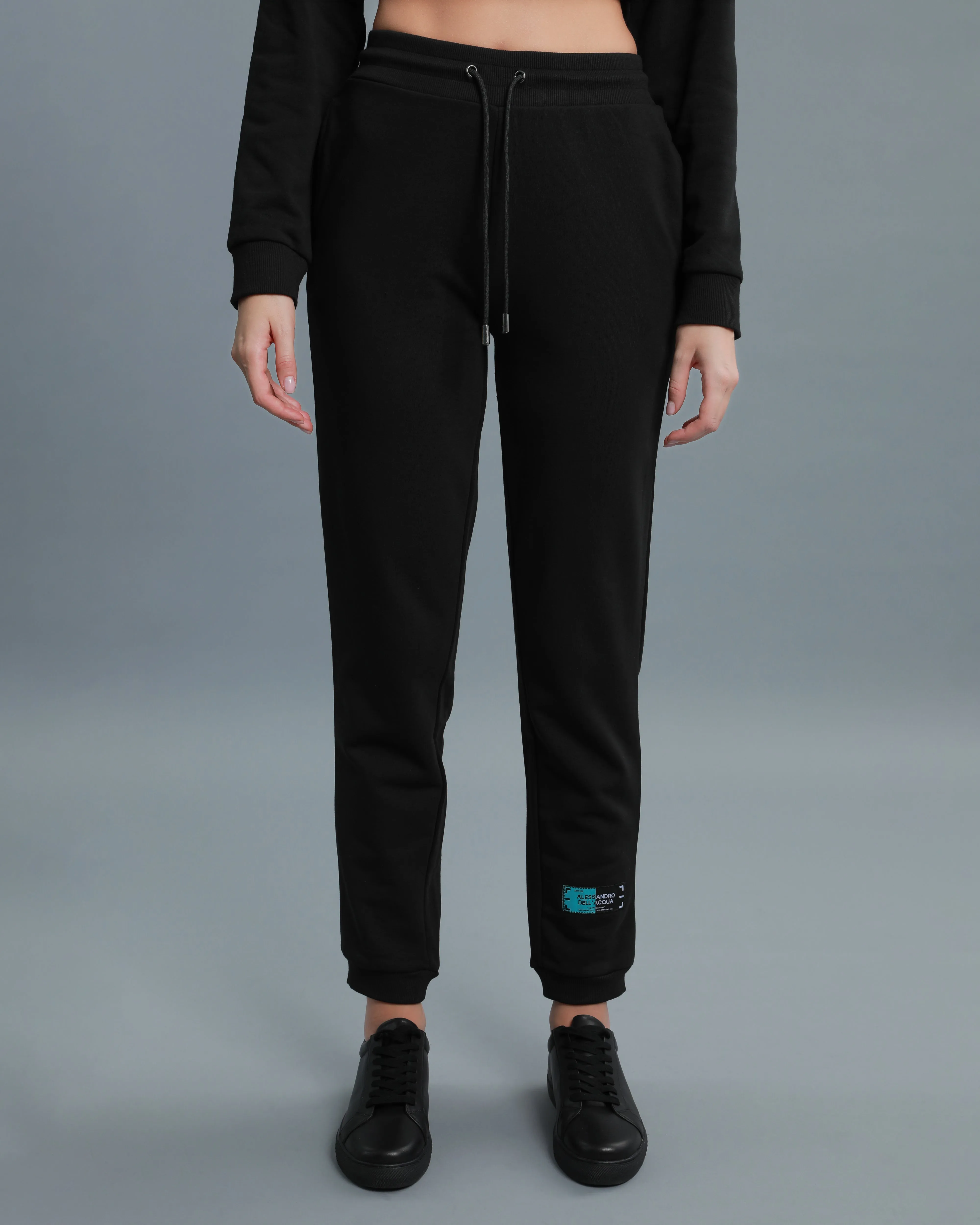 Bi-Color Patch Tracksuit Set