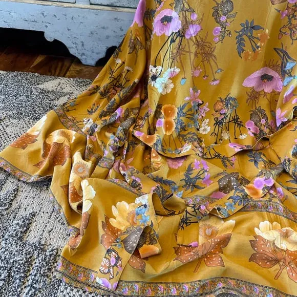 Billie Floral Kimono Sleeve Cardigan Top