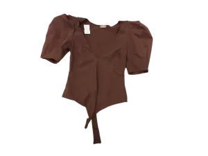 Bodysuit By Free People In Brown, Size: M