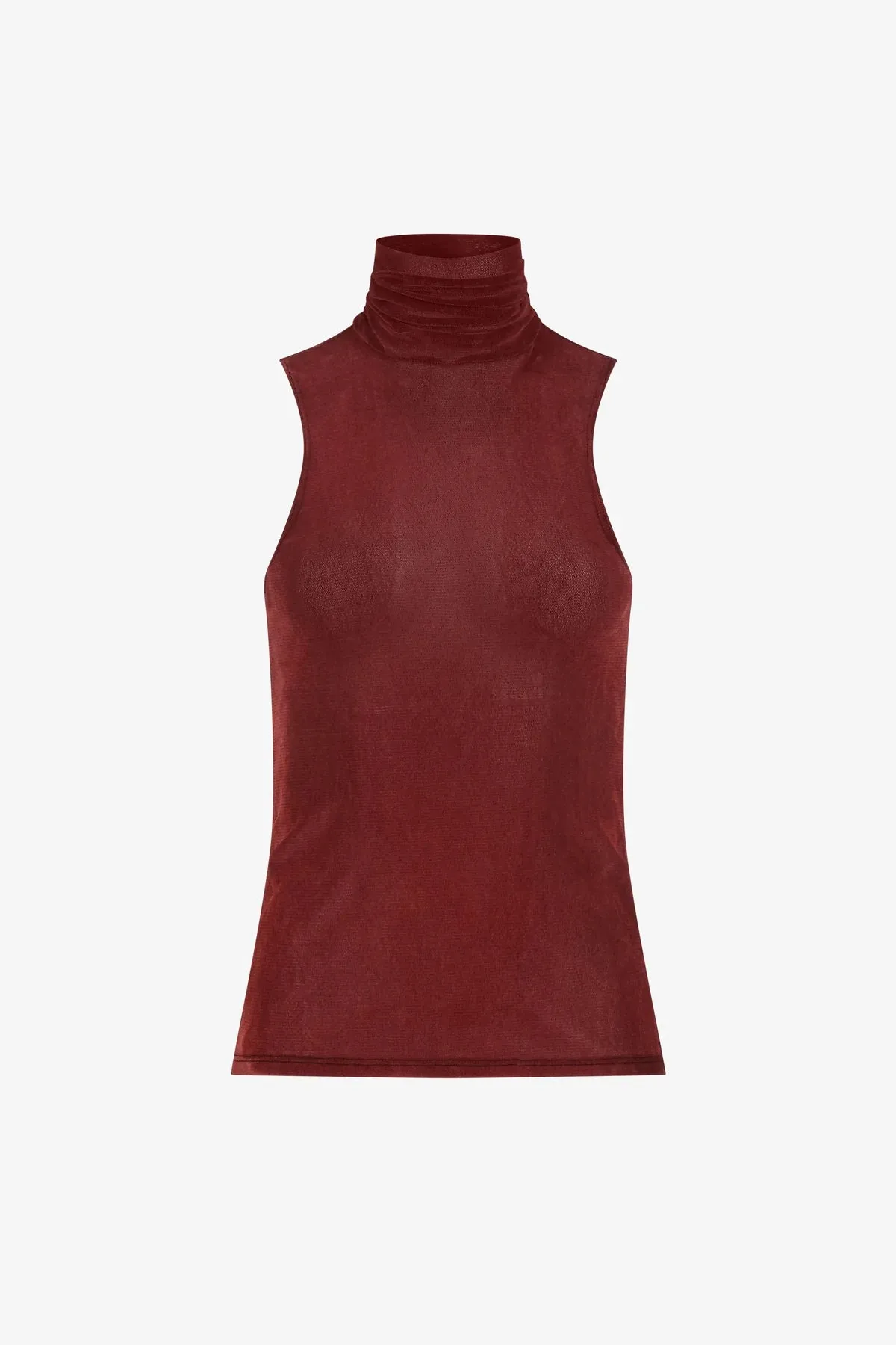 Brick Turtleneck Racerback