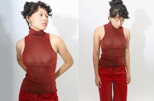 Brick Turtleneck Racerback