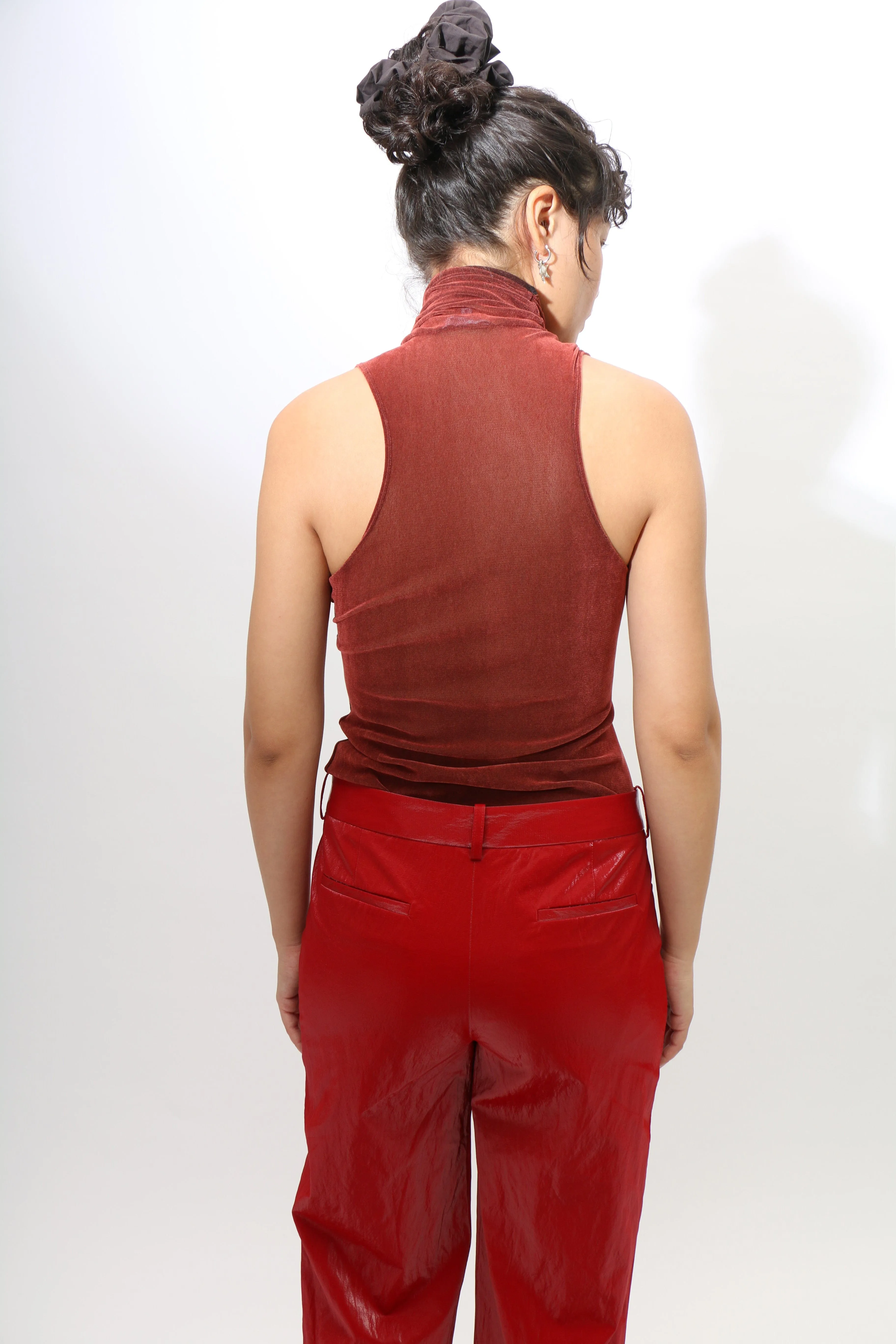 Brick Turtleneck Racerback