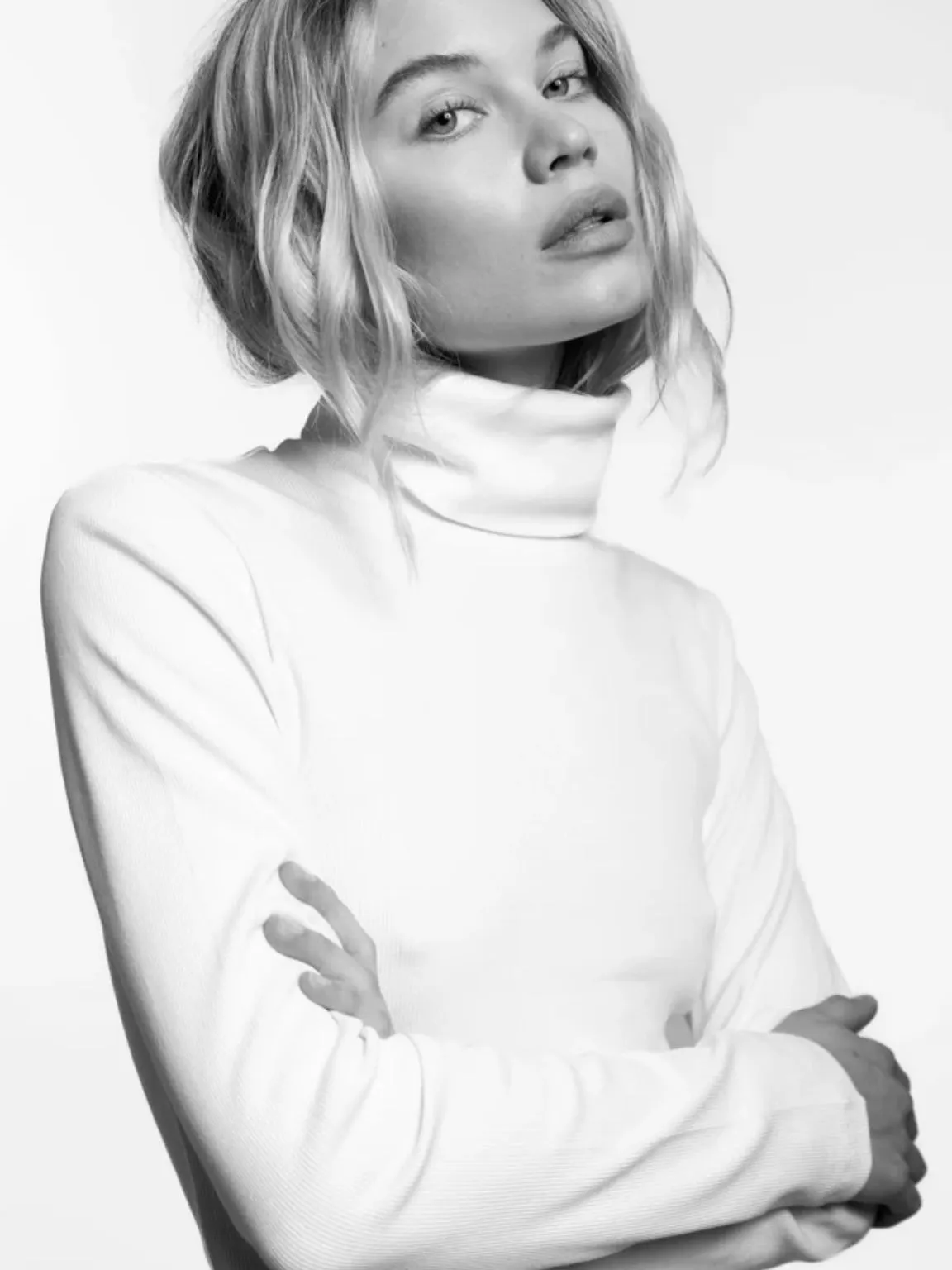 CAMILLA PIHL PETRA RIB TURTLENECK ECRU