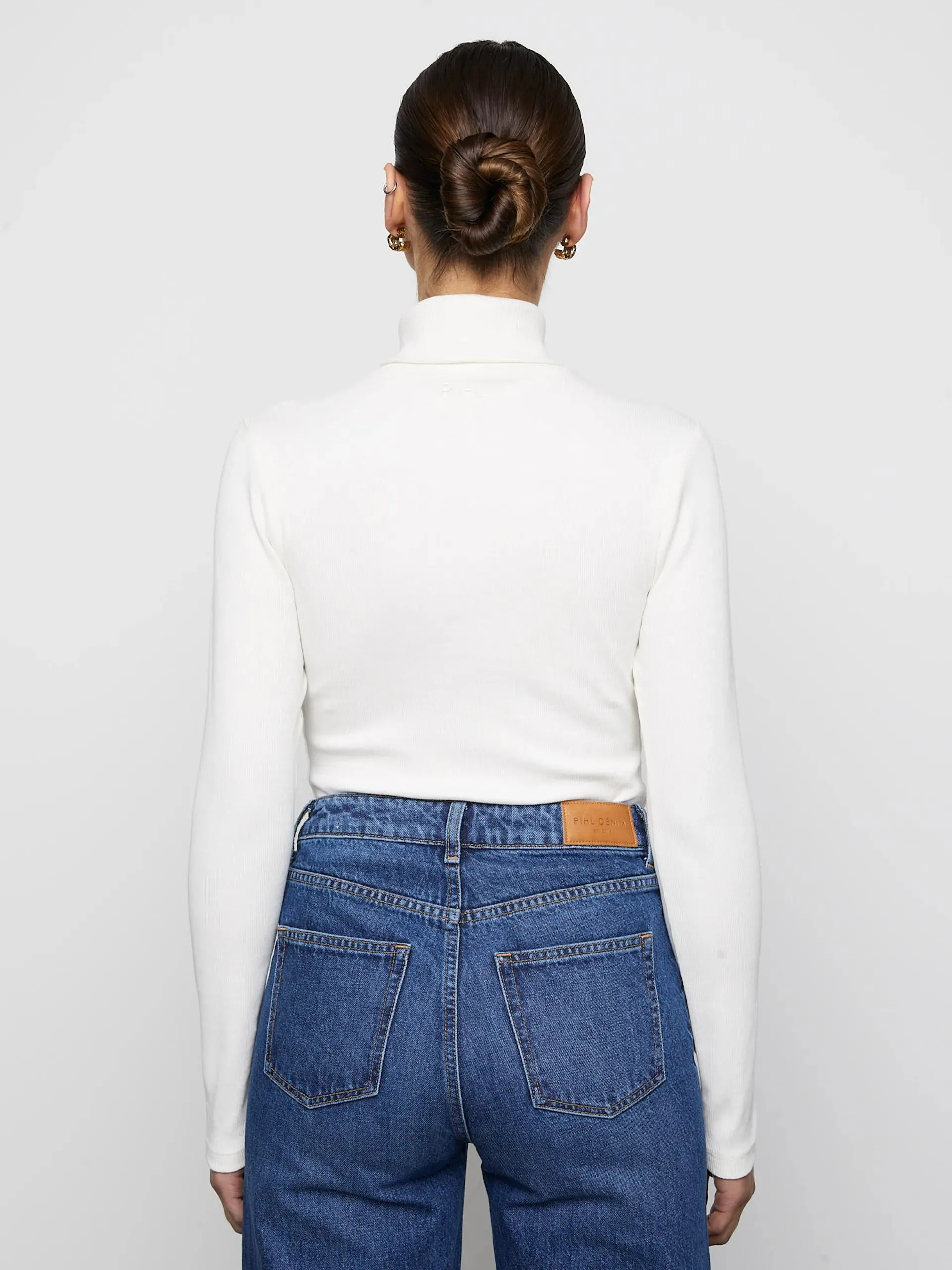 CAMILLA PIHL PETRA RIB TURTLENECK ECRU
