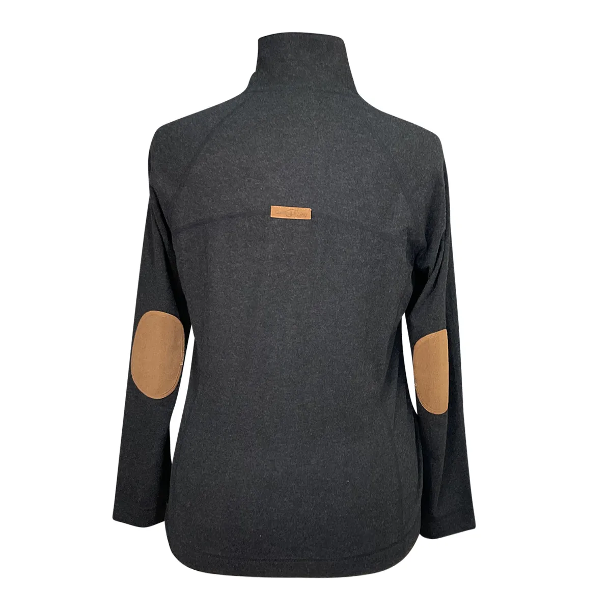 Chestnut Bay Rider Lounge Cardigan
 in Grey/Tan - Women's Large