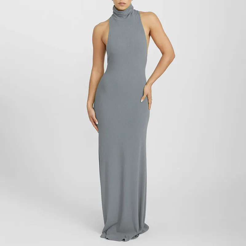 Chic High Waist Sleeveless Dress – Perfect for Modern Street Style