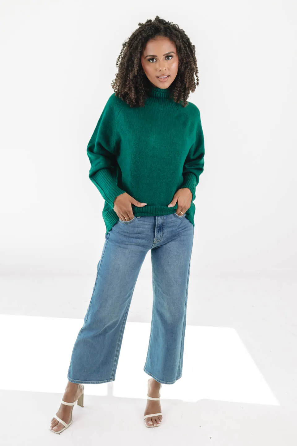 Clear My Mind Sweater - Dark Green
