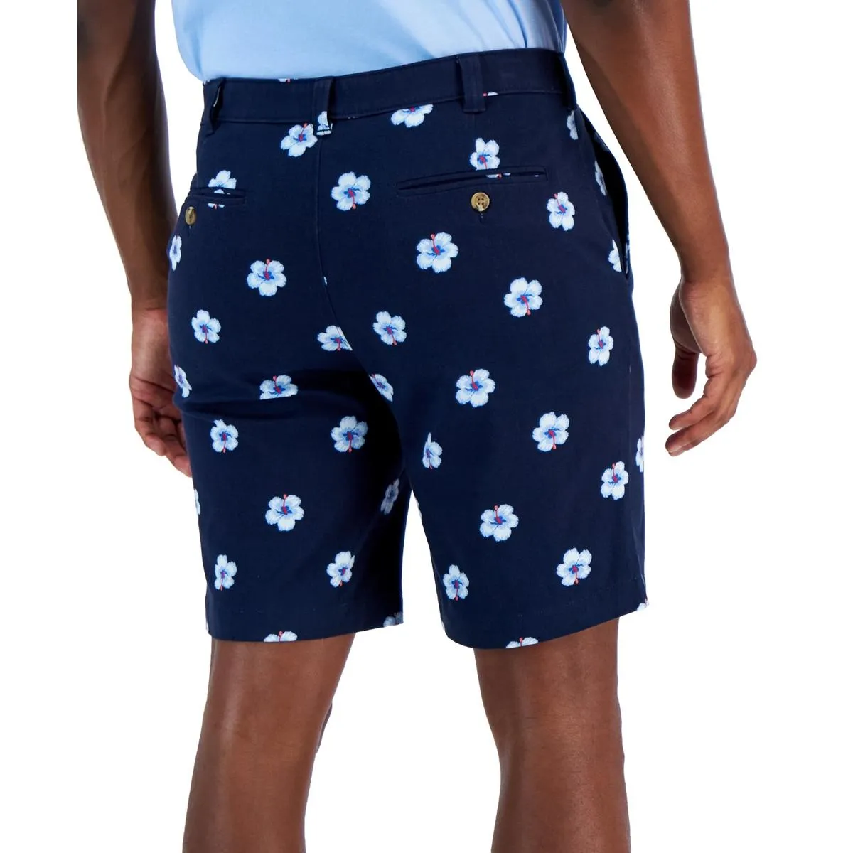 Club Room Mens Classic Fit Flat Front Bermuda Shorts