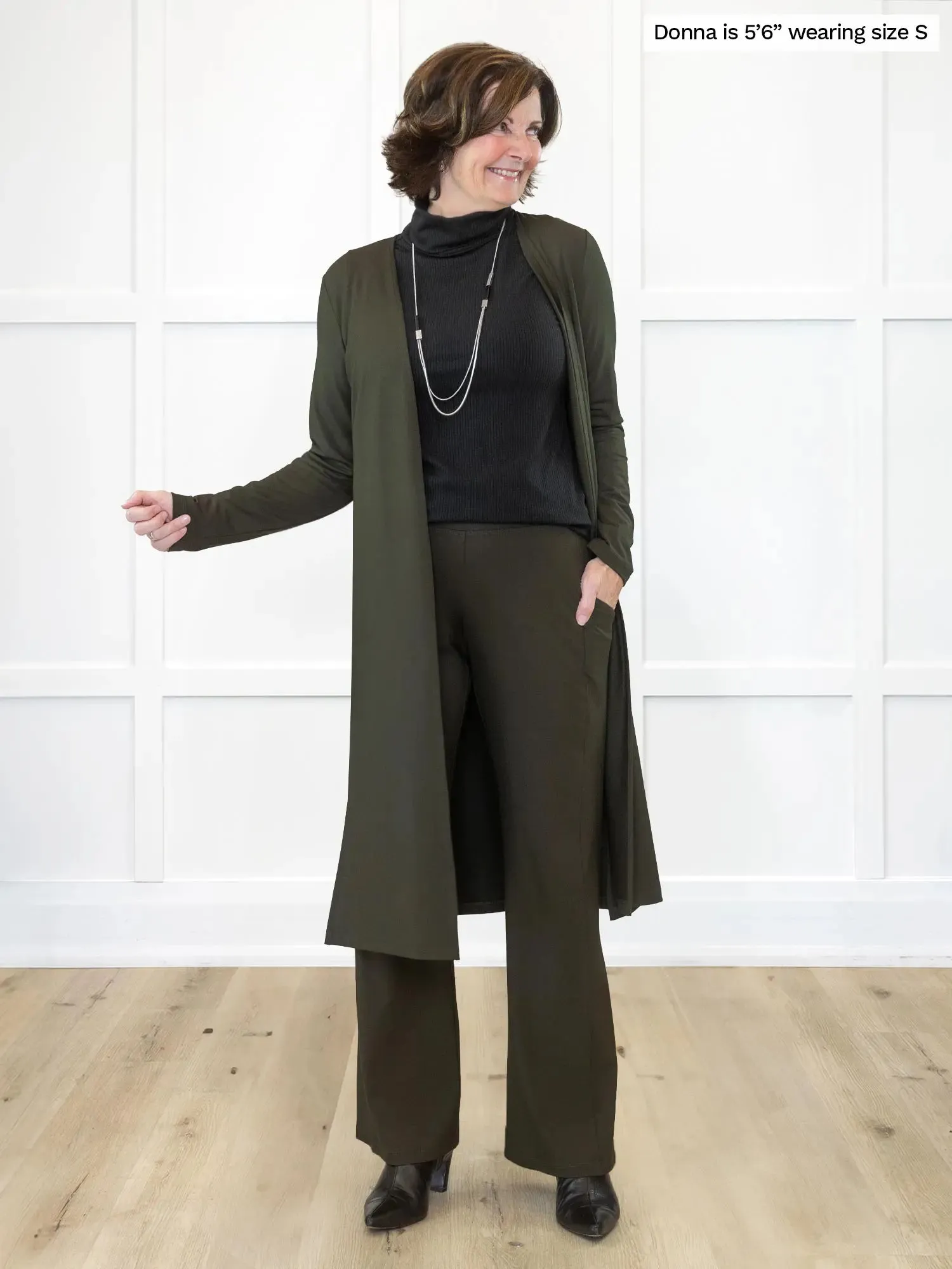 Cora ribbed turtleneck top