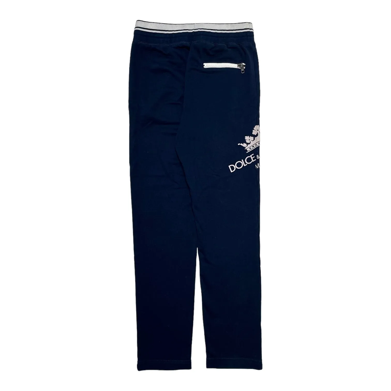 Dolce & Gabbana Logo Sweatpants Navy Blue Pre-Owned