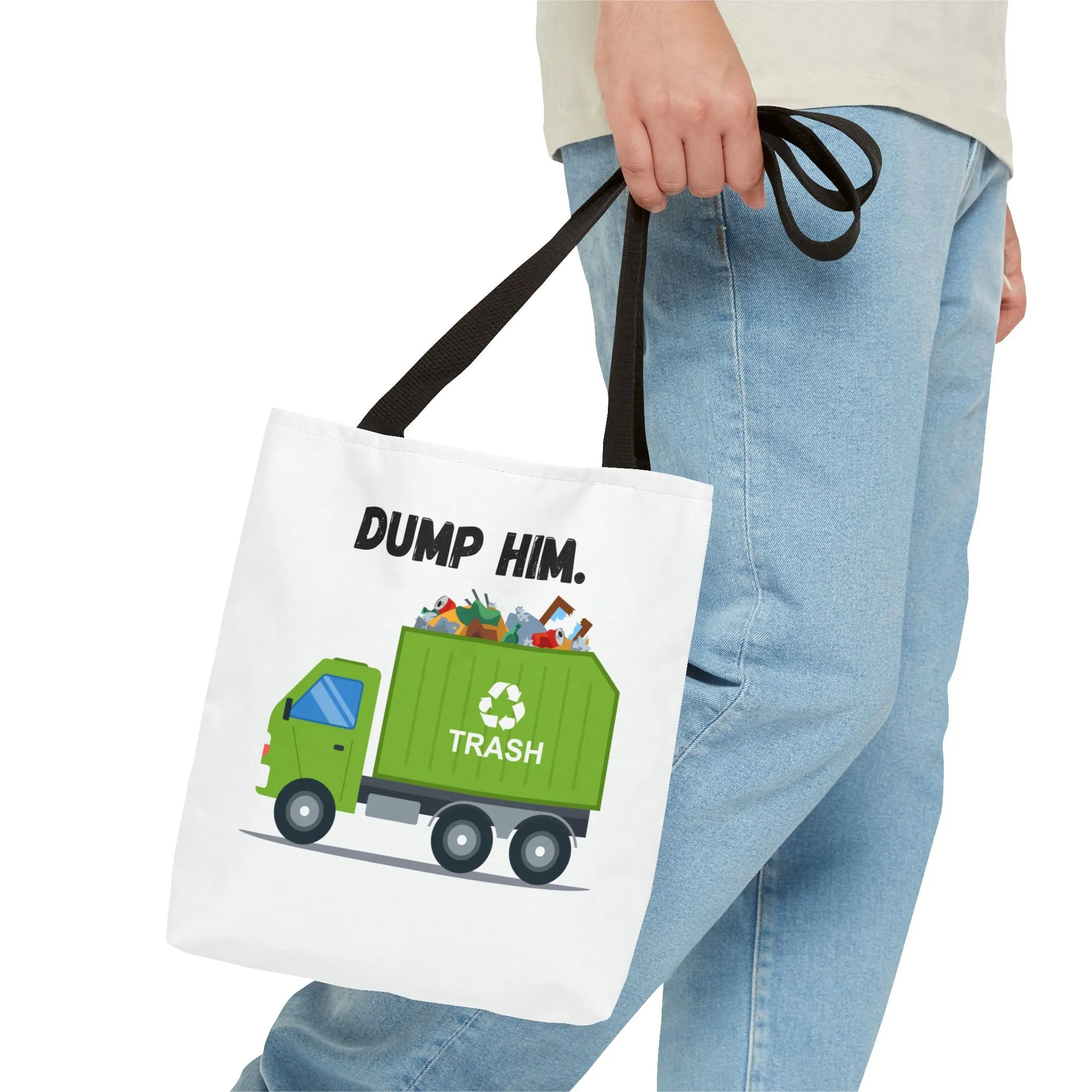 “Dump Him”-Tote Bag (AOP)