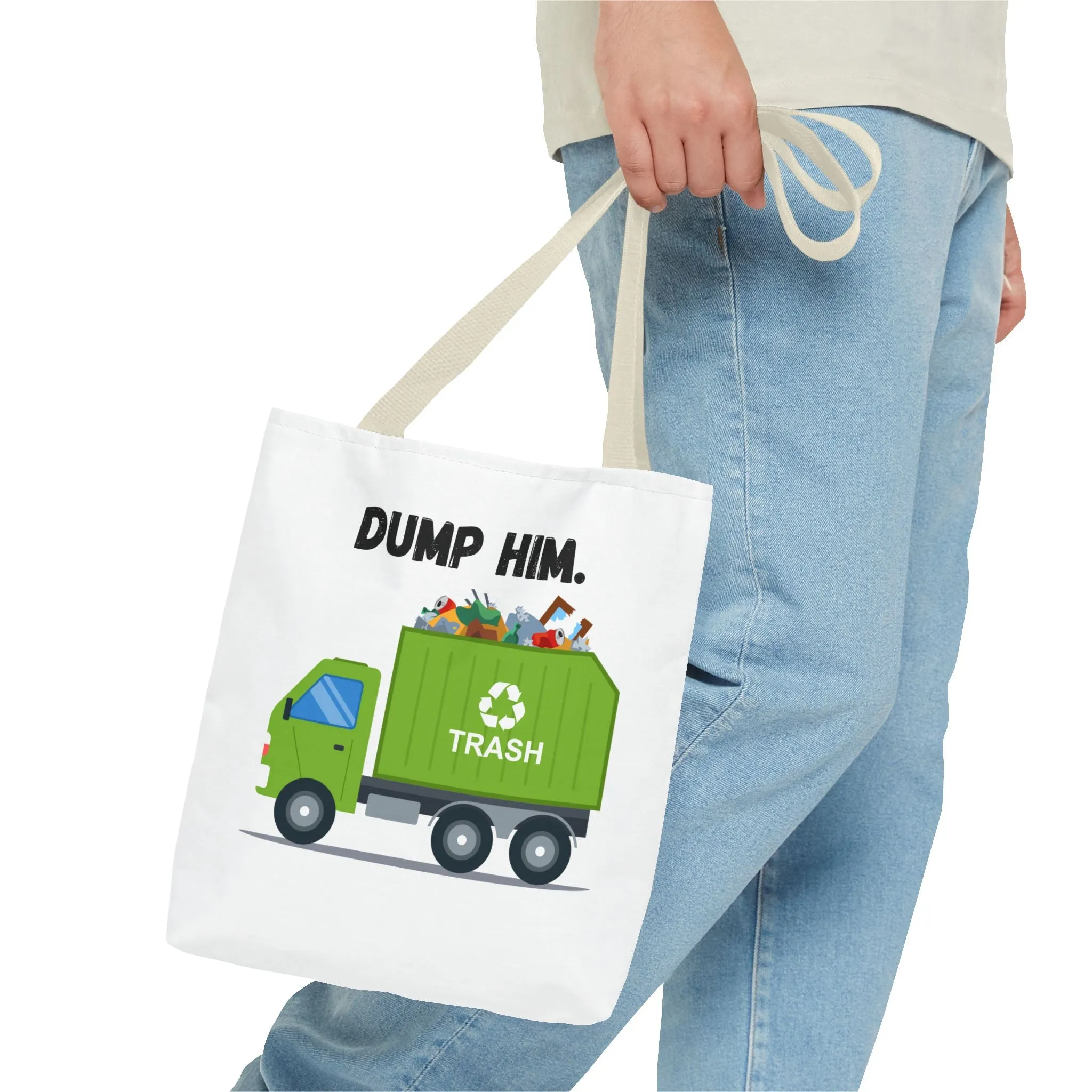 “Dump Him”-Tote Bag (AOP)