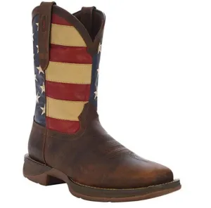 Durango Rebel Men's American Flag Pull On Steel Toe EH Western Boot DB020