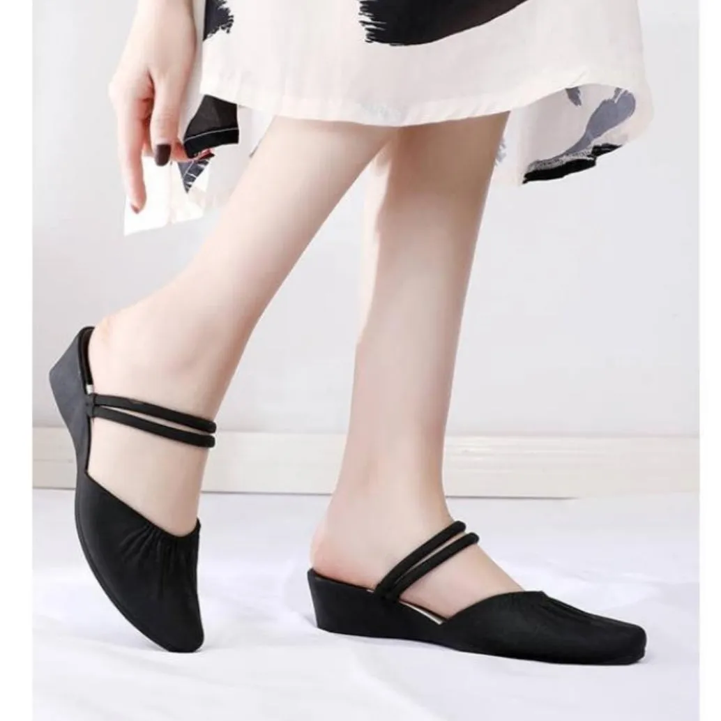 Fashion Elegant High-end Pointed Women's Half Slippers Model - 2020