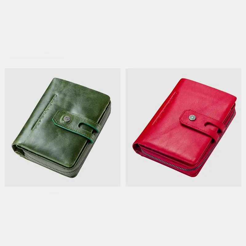Genuine Leather Multifunctional Anti-theft Wallet