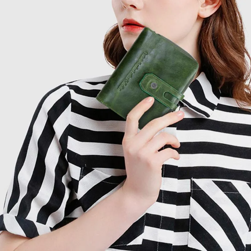 Genuine Leather Multifunctional Anti-theft Wallet