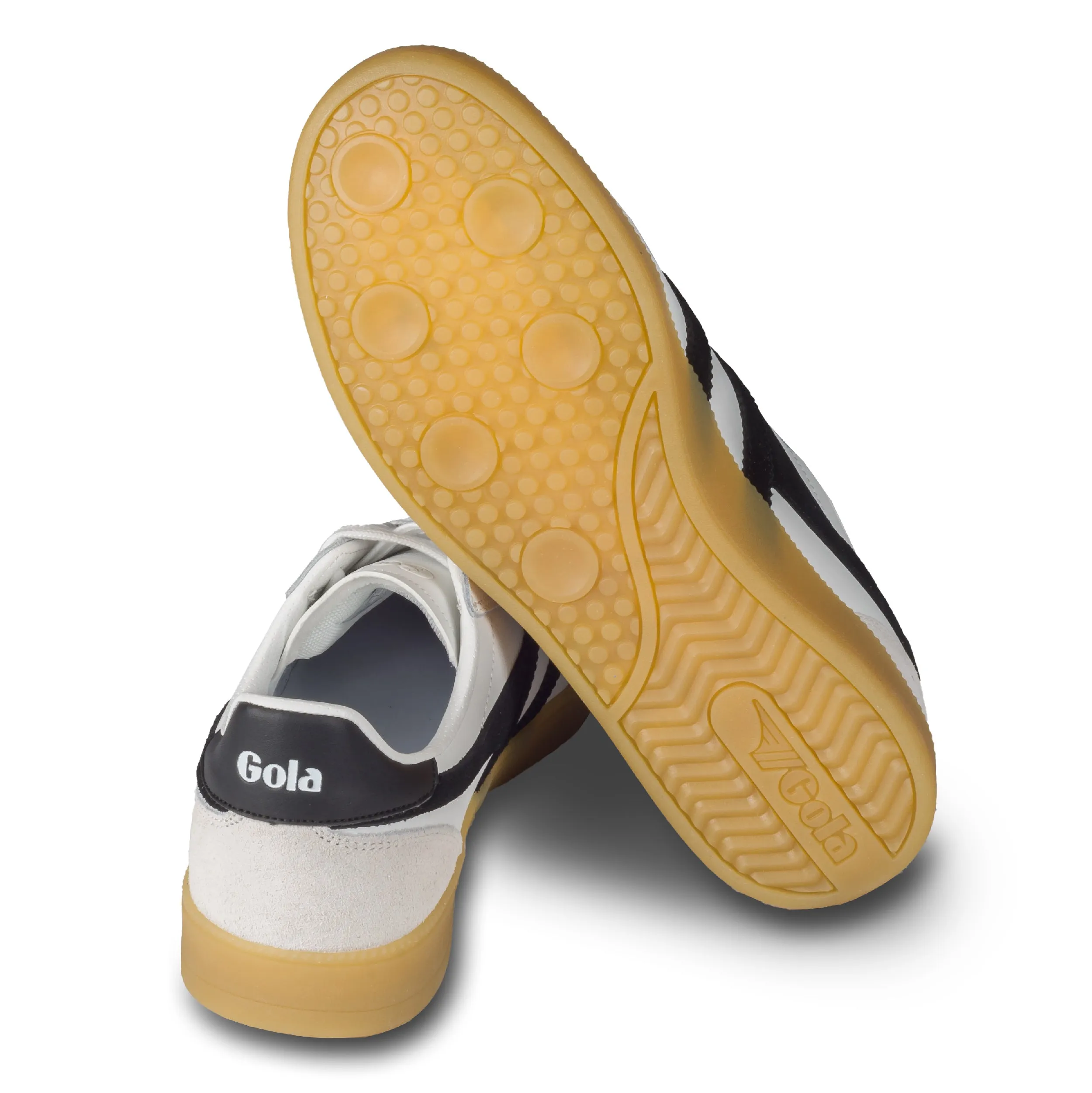 GOLA Herren Sneaker Viper Leather, weiß/schwarz (CMB744 White/Black/Gum)