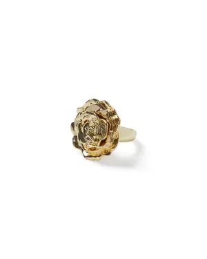 Gold Rose Ring