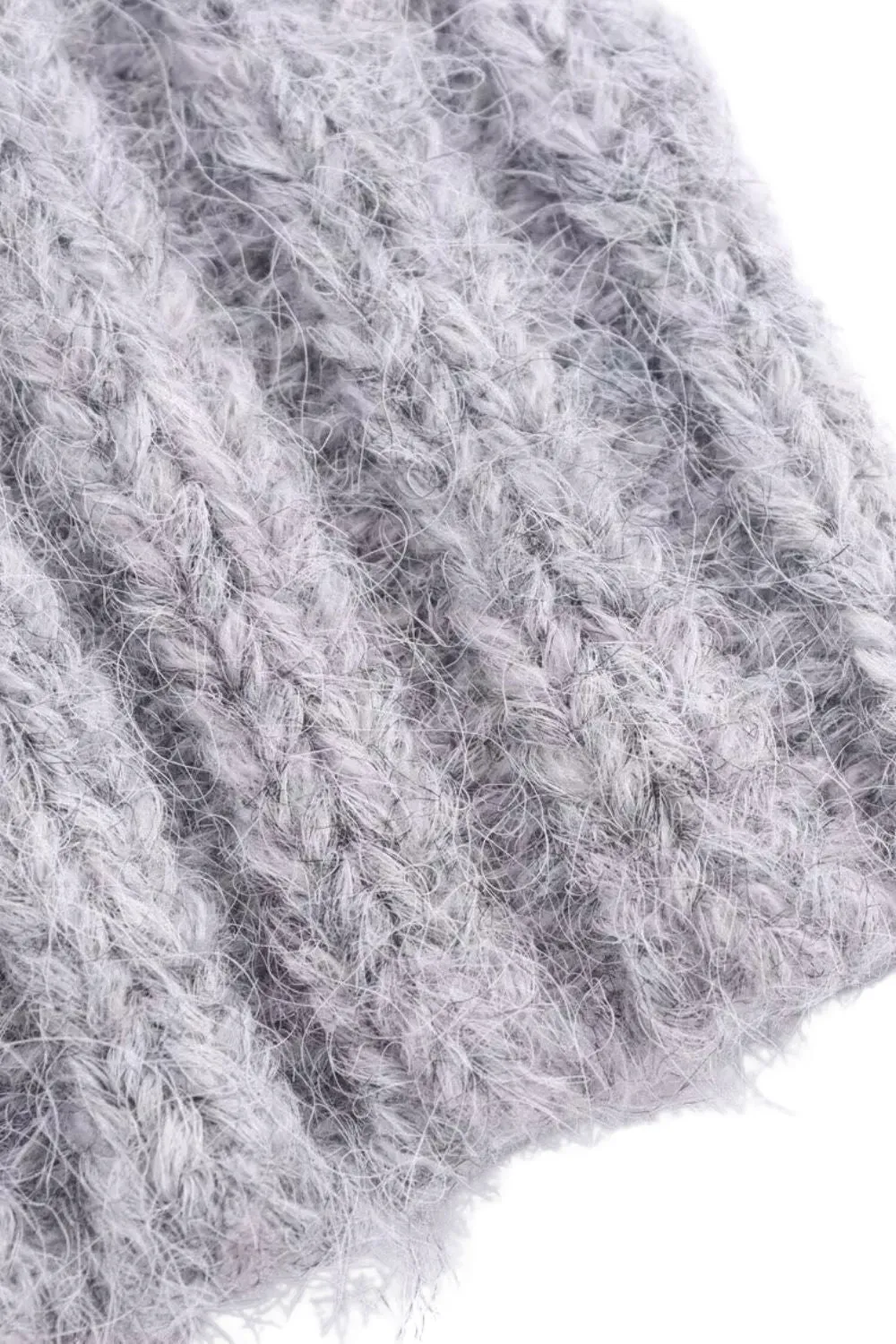 'Grace' Casual Striped Half-Zip Cropped Turtleneck Sweater