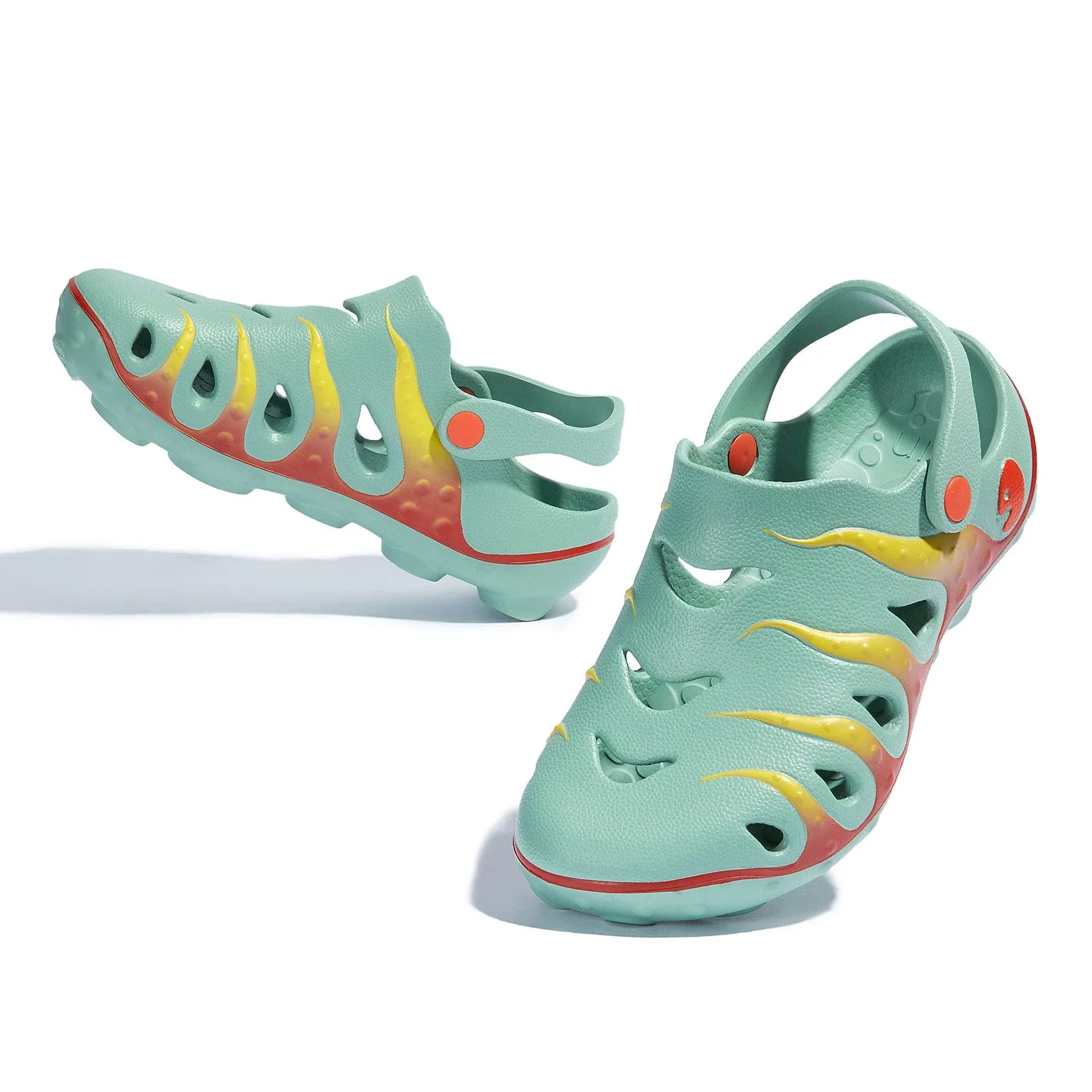 Green Fire Octopus I Men