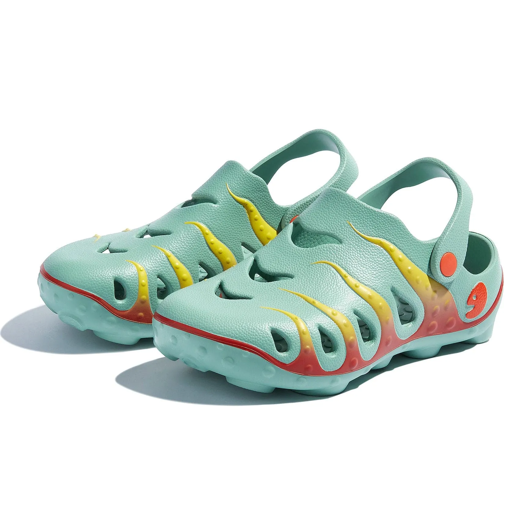 Green Fire Octopus I Men