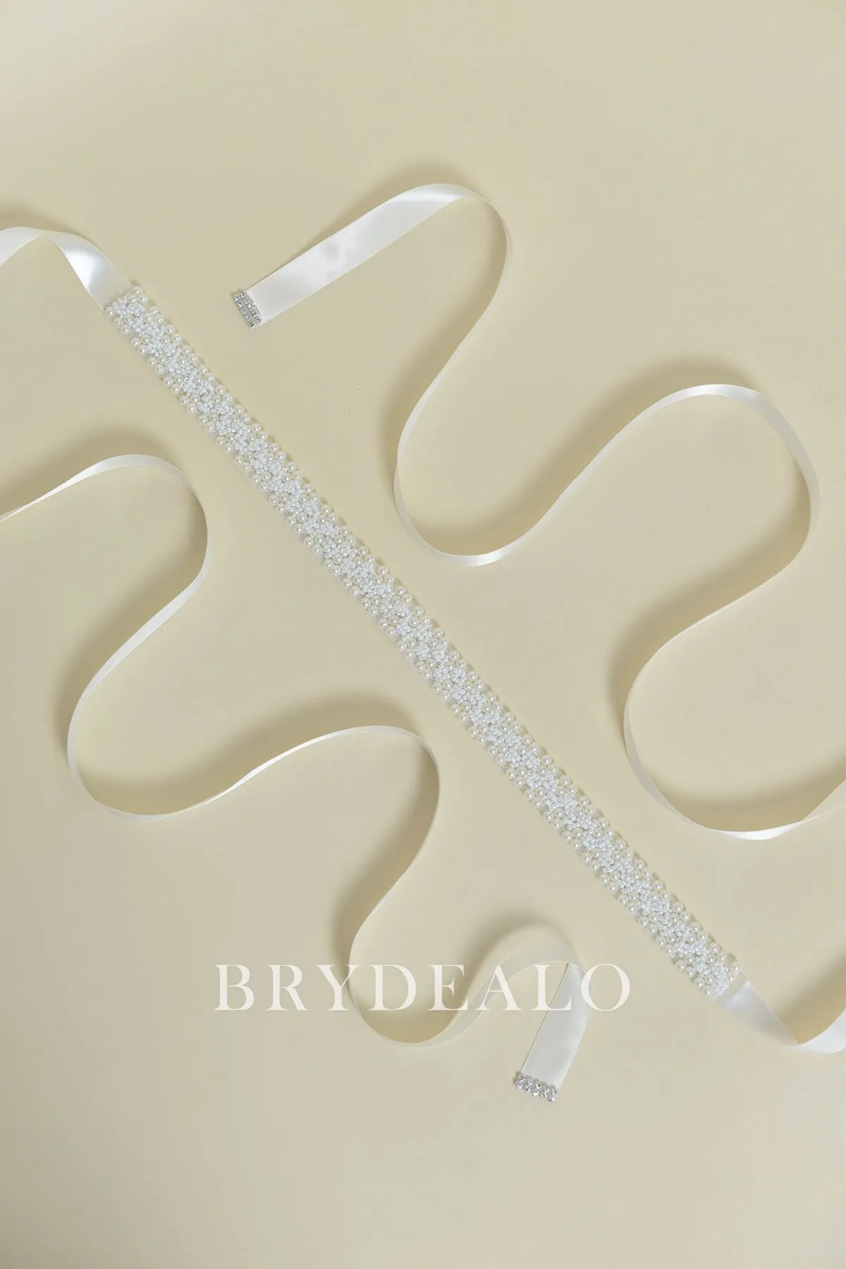 High-end Pearls Bridal Sash Elegant Wedding Dress Belt