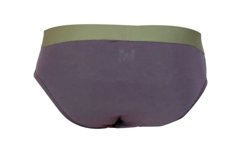 Hip Brief in Iron by Wood Underwear