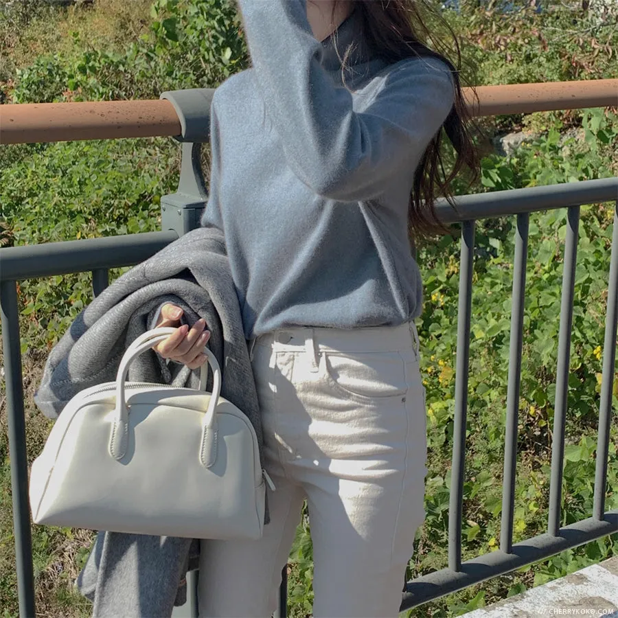 How Things Change High Neck Knit Sweater