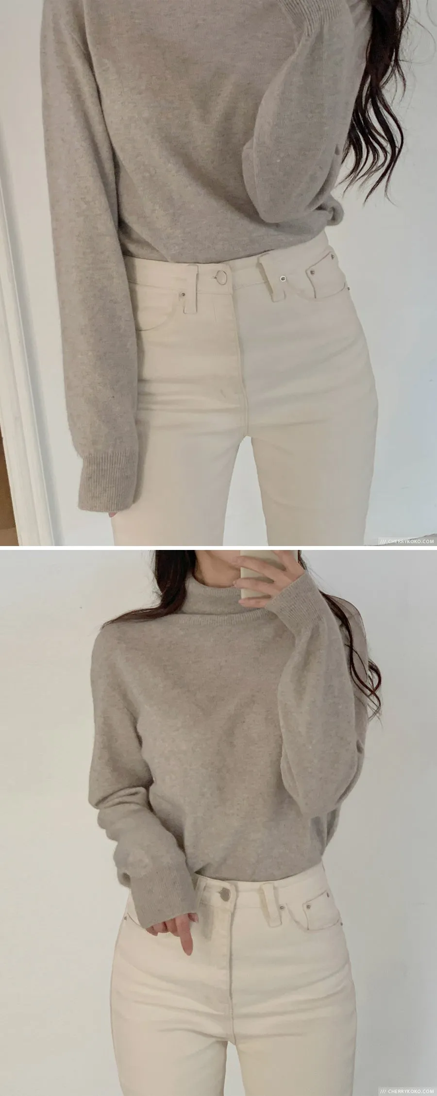 How Things Change High Neck Knit Sweater